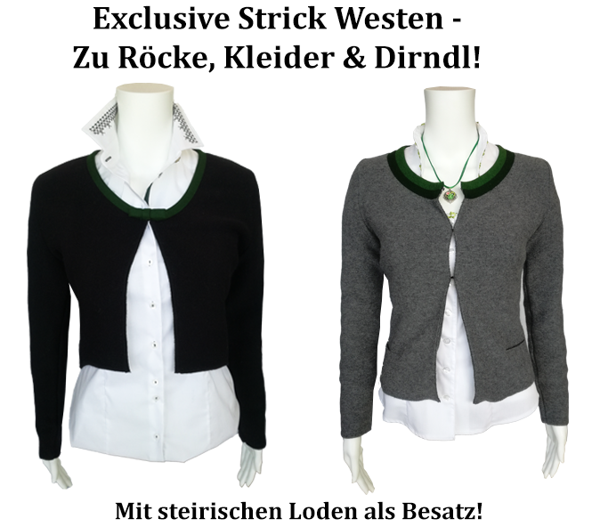 exclusive damen trachten westen zu dirndl, roecke und kleider _ alles fuer ihren steirischen stil