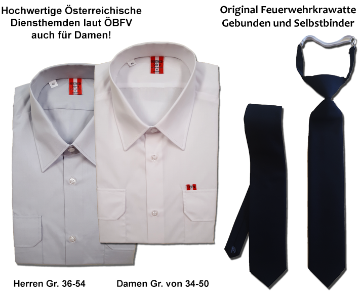 feuerwehr diensthemd grau und langarm
