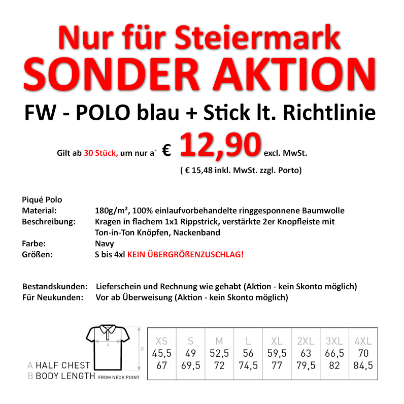 feuerwehr polo aktion_ aktions feuerwehr polo fuer die steiermark inclusive feuerwehr stick laut richtlinie zum sonderpreis