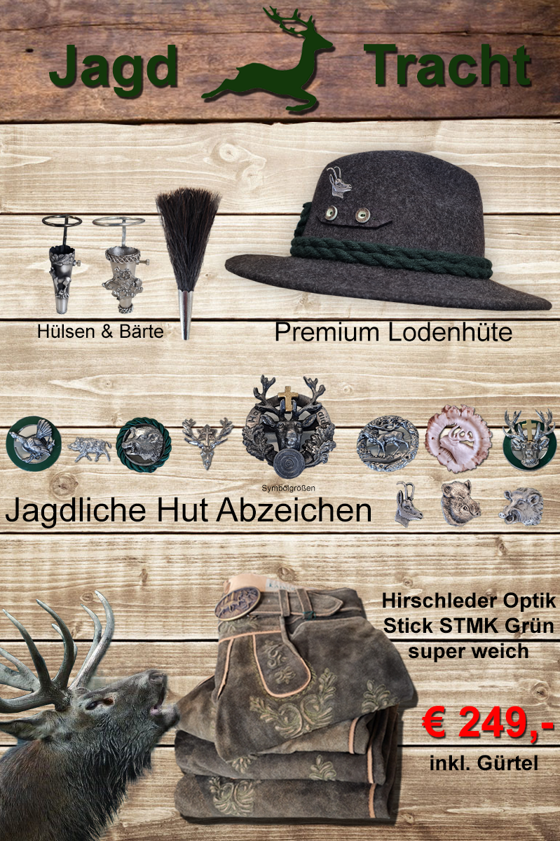 jagdliche hutstecker, jagdliche pins zurm hut und sakko, wir haben eine grosse auswahl an jagd accessoires in der steiermark