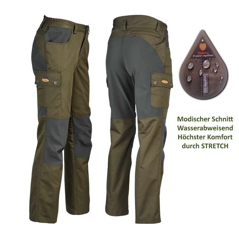 jagdhose hubertus hydro, water repellent, diese jagdhose ist schmal geschnitten und durch stretch sehr angenehm zum tragen, jagdhose fuer die steiermark, wir haben eine grosse auswahl an jagdhosen im bezirk leibnitz und bezirk deutschlandsberg