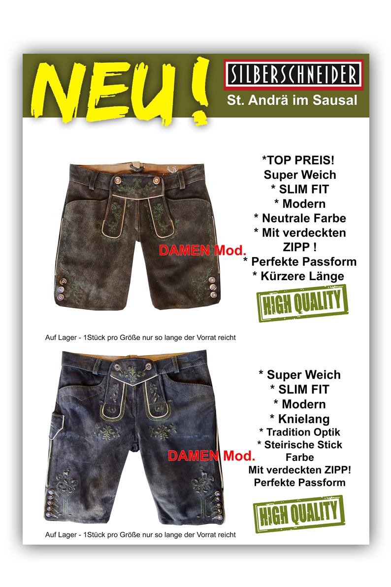 neue lederhosen fuer die steiermark, unsere lederhosen sind super weich und slim fit, wir haben für ihren anlass in der steiermark die richtigen lederhosen