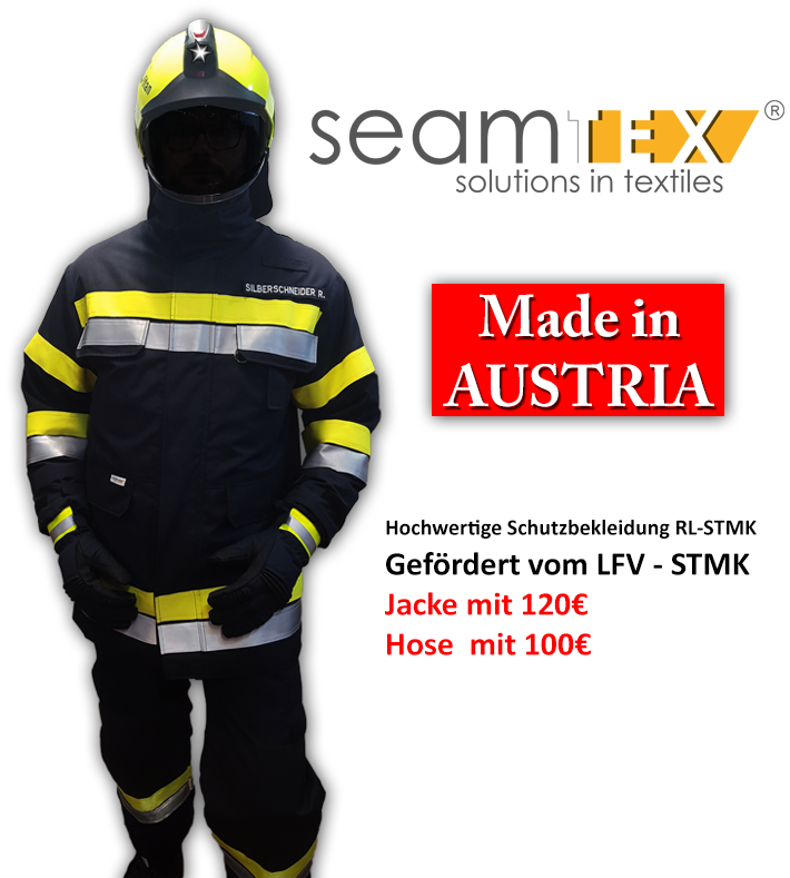 schutzbekleidung seamtex richtlinie steiermark gefoerdet vom landesfeuerwehrverband steiermark